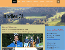 Tablet Screenshot of laendler.ch